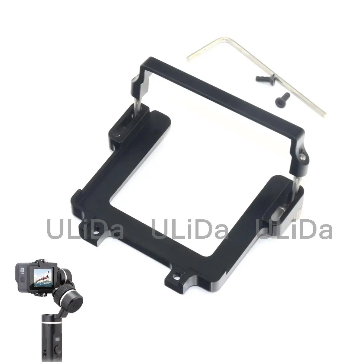 New FeiyuTech G6/WG2X Camera Clip Gimbal Replace Board Adapter Mount for GoPro 8 7 6 5 Xiaomi Yi Osmo Action SJcam Ricca Camera