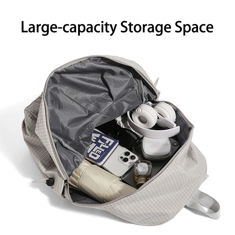 حقيبة ظهر كاجوال للرجال ذات سعة كبيرة وخفيفة الوزن للنساء حقيبة ظهر مقاومة للماء للسفر حقيبة مدرسية للطلاب