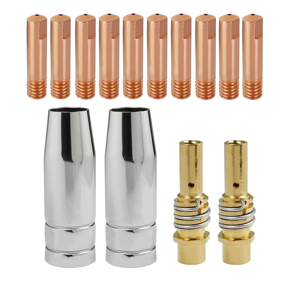 MB-15 MIG Welding Contact Tip 15AK 0.6mm 0.8mm 0.9mm 1.0mm 1.2mm Protective Nozzle For Rilon Riland Jasic Welding Supplies Kit