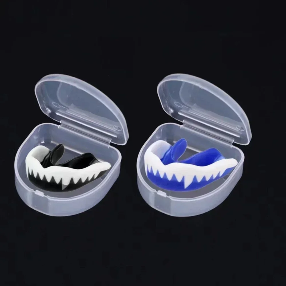 Sport Mouth Guard Teeth Protector Kids Adults Mouthguard Tooth Brace Basketball Rugby Boxing Karate Appliance Trainer with Box