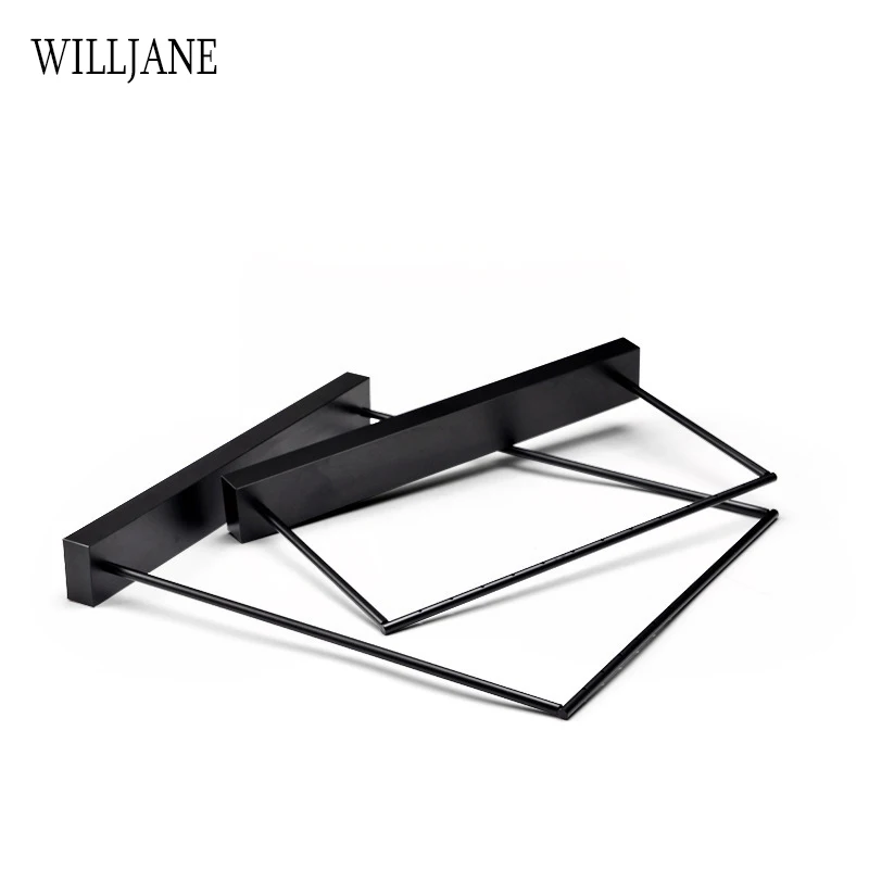 Black Metal Earrings T-Bar Stand Necklace Chains Ring Jewelry Hanging Holder Organizer Watch Counter Display Stand for Selling