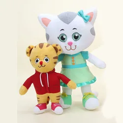 Animation Cartoon Plush Toys Tiger Kitty cat,20cm/30cm Animal Stuffed Dolls,Soft Cotton Cute Stuffed Figure Doll,Kids Gift
