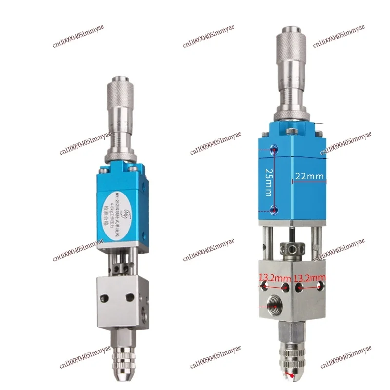 

Micrometer Thimble Type Glue Valve Precision Single Liquid UV Glue Ink Alcohol Glue Valve Pneumatic