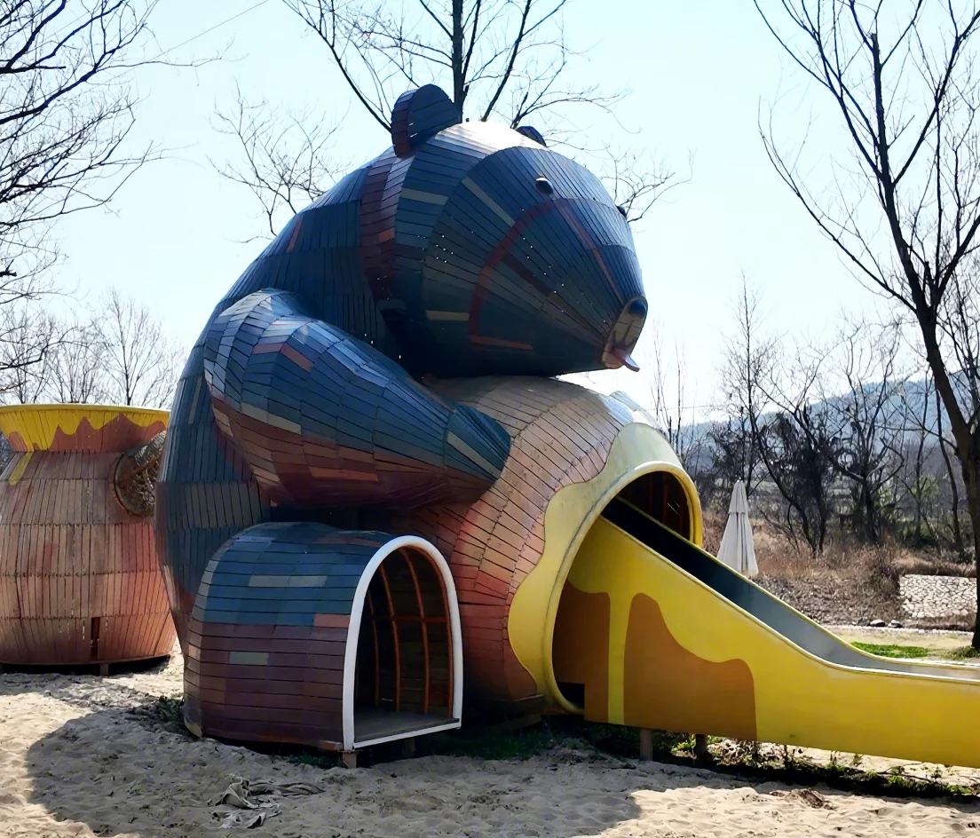 Outdoor Amusement Park Swing Set, Stainless Steel Metal, 500kg Capacity, Adult and Kids, Heavy Duty Playground Equipment