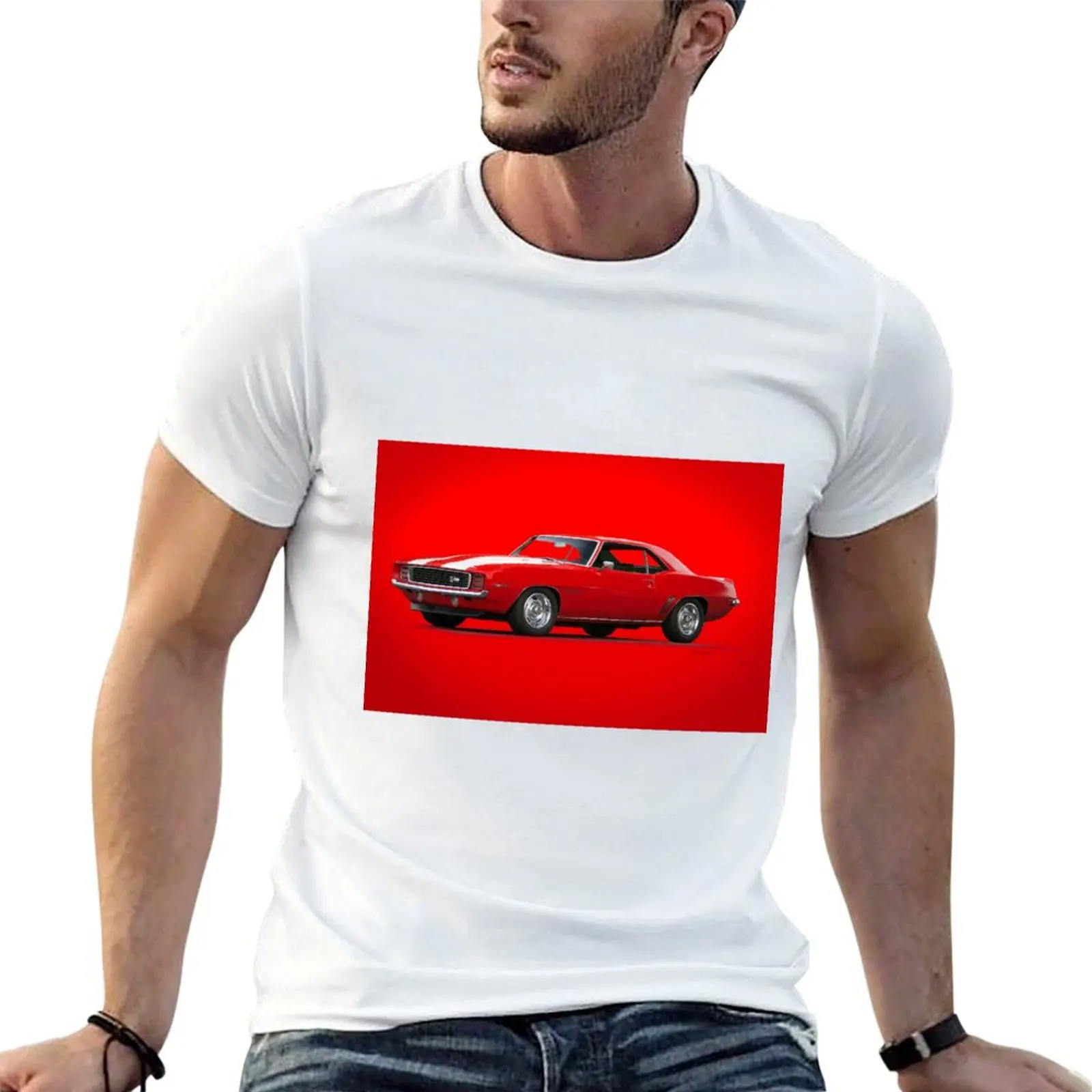 

1969 Camaro Z28 RS I T-Shirt man t shirt cotton high quality t shirt man plain T-Shirt