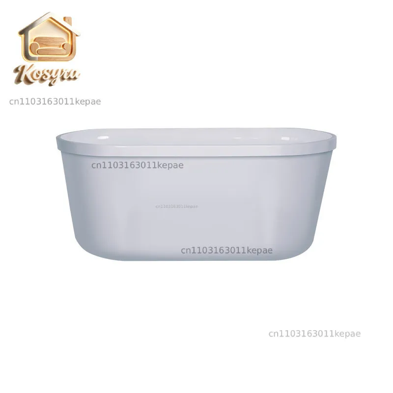 

Bed and Breakfast Acrylic Independent Mini Small Apartment Household Adult Princess Simple Oval Bathtub Japanese Spa Bath