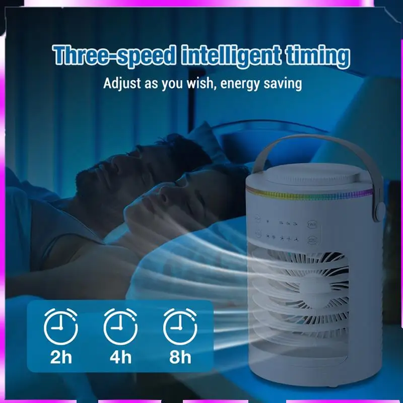 N98R Портативный вентилятор для кондиционирования воздуха Офисный портативный 3-скоростной настольный вентилятор Мини-вентилятор охлаждения