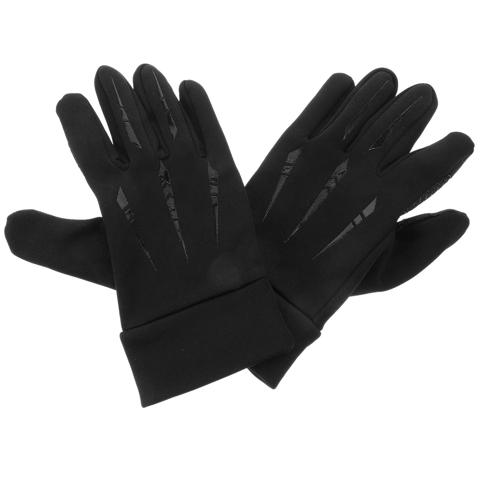 

Winter Bike Gloves Elastic Cold Proof Cycling for Men Women Polyester Surf Fishing Motorcycle Thermal Lined Touchscreen Full