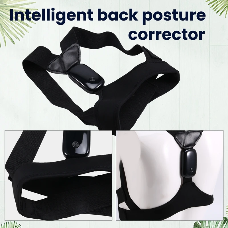 Baag-corretor de postura inteligente-suporte traseiro ajustável para alinhamento de coluna e ombro, treinador inteligente de clavícula