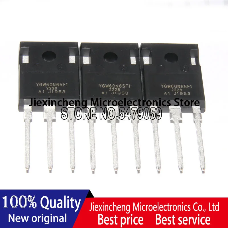 10PCS YGW60N65F1 TO-247 650A 60A IGBT YGW60N65 60N65 TO247 New original