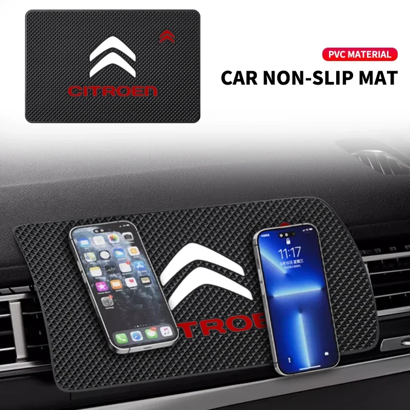 Car Dashboard Non Slip Phone Mats Anti-slip Silicone Pad For Citroen C1 C2 C3 C4 C5 C6 C8 C4L DS3 DS4 DS5 LS DS6 Grand Picasso