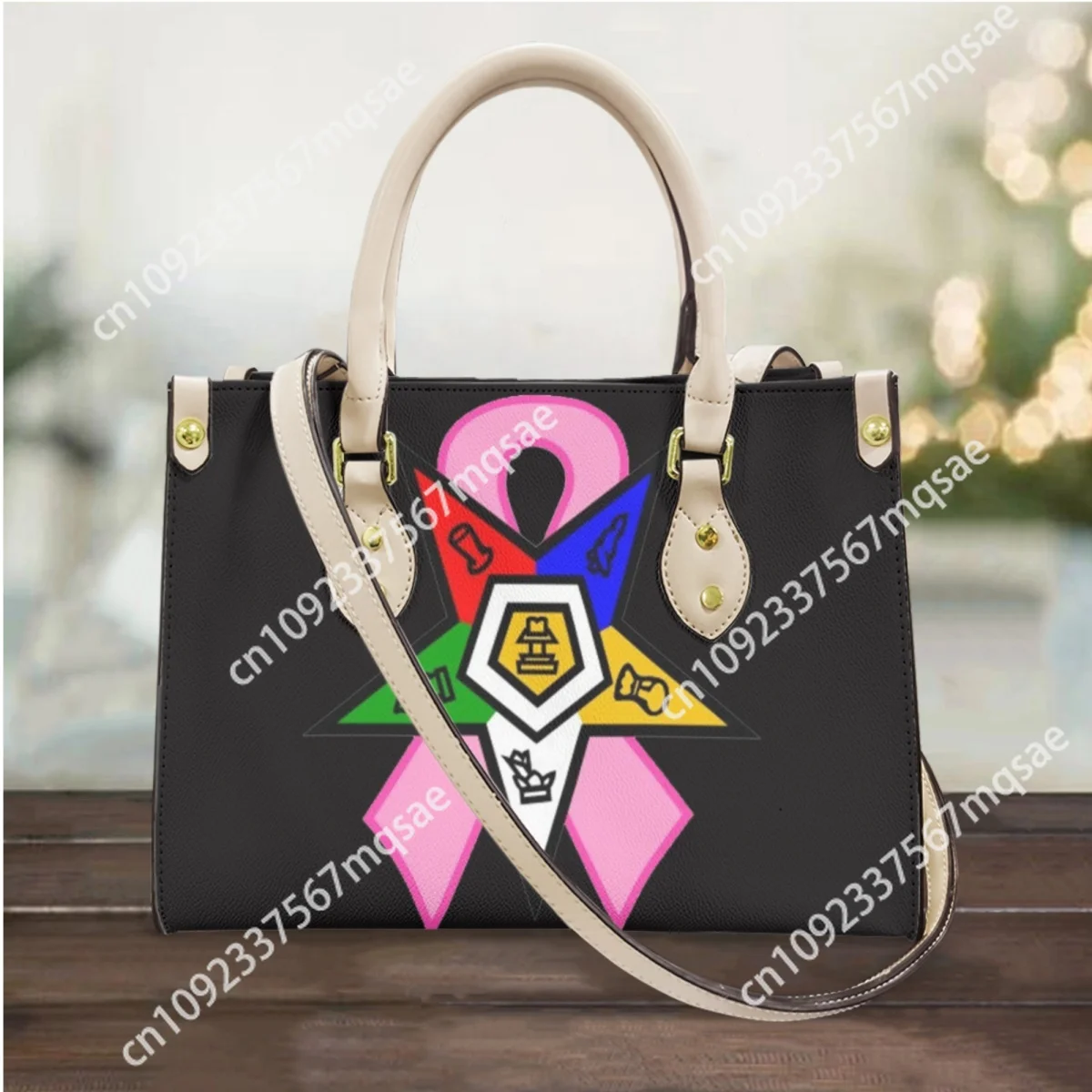 

Handbags Female OES Sistars Order Of Eastern Classic Trendy Travel Totes Gift Bolsas Portable Casual Storage Cross Body Bag 2023