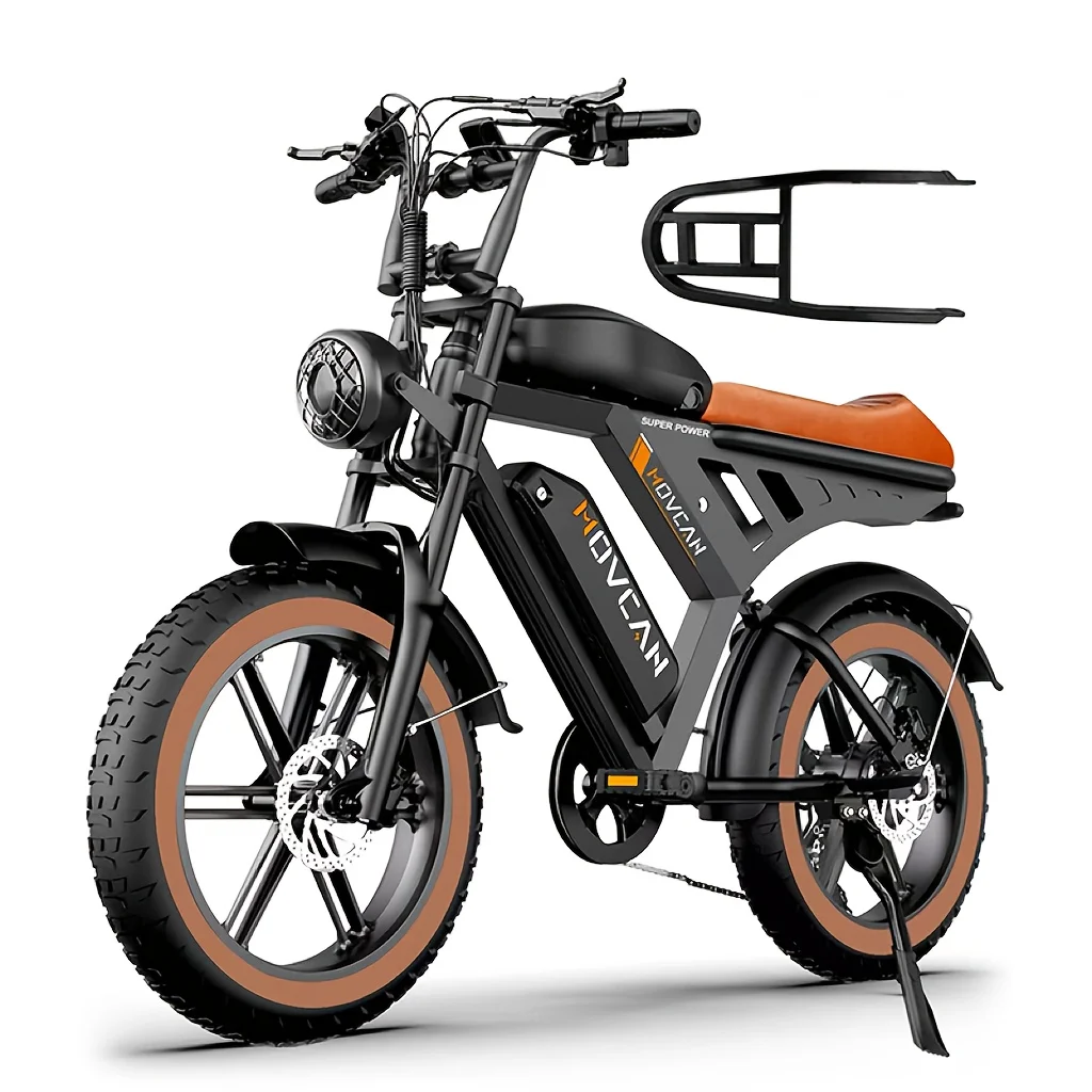 30Max Adult Electric Bicycle | 749W Motor, 20" Fat Tire, Top Speed 20MPH, 120 Miles Range, 15.6*AH Detachable Dual Battery, 7-Sp image 2