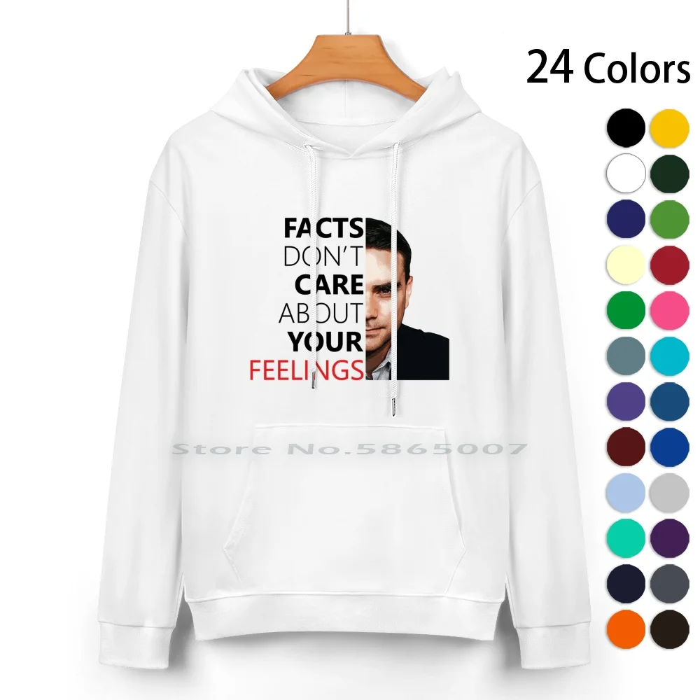 

Ben Shapiro Facts Dont Care About Your Feelings Pure Cotton Hoodie Sweater 24 Colors You Are Canceled Cancel Culture Matt Walsh