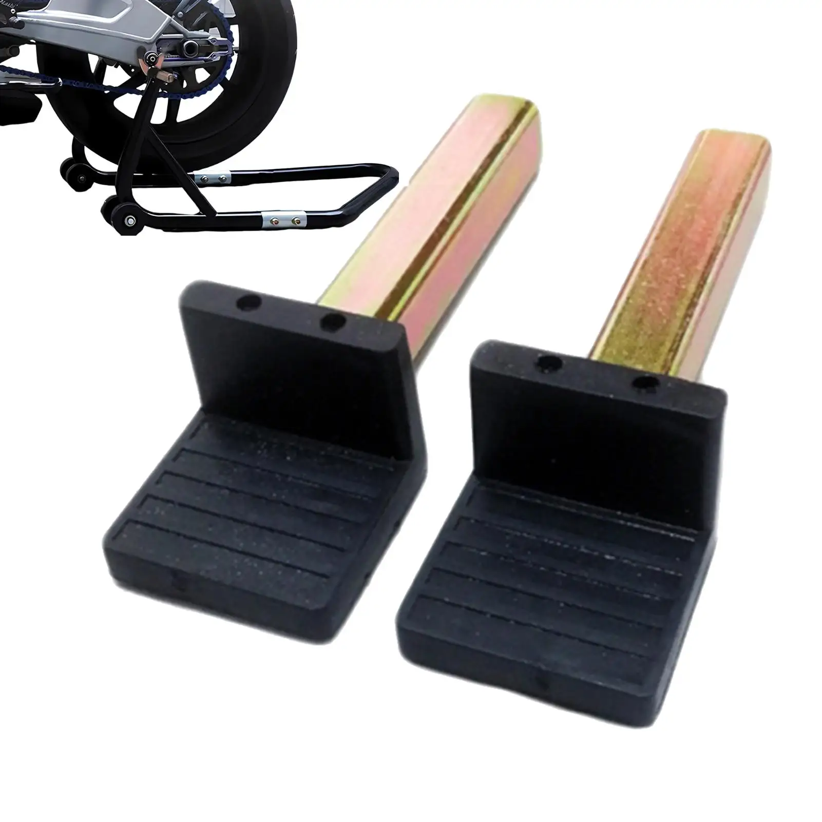 1 Pair Wheel Support Frame Stand Motorcycle Swing Arm Lift Tripod Hooks Parking top support U-shaped L-shaped accessory