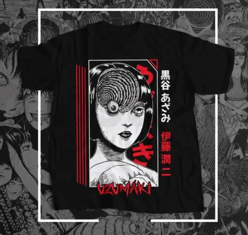 JAPANESE Tomie Junji Ito Uzumaki Souichi Tsujii Anime Popular Trending T-Shirt