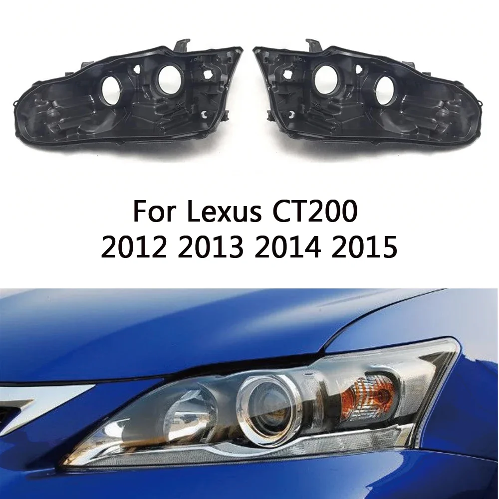 

HTTCY Headlight Base for Lexus CT200 2012 2013 2014 2015 Headlamp House Car Rear Base Front Auto Headlight Back House