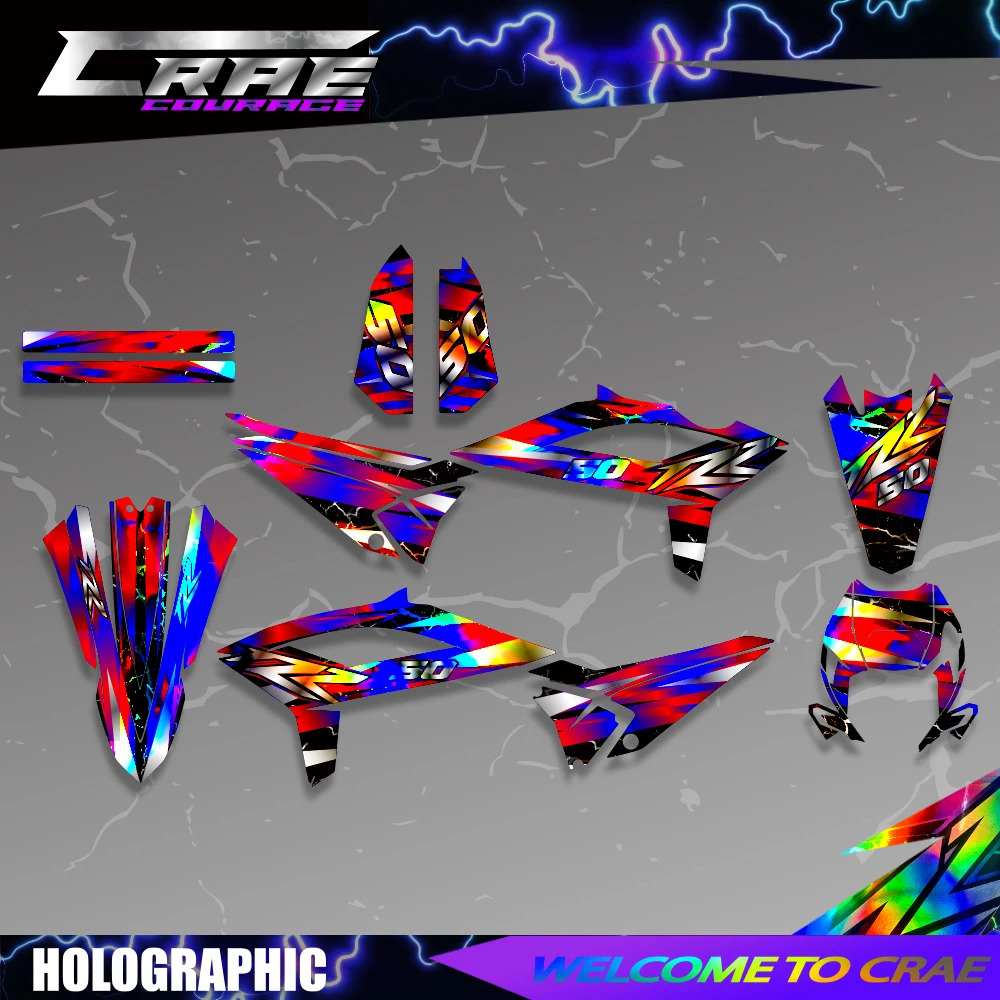 

For Beta RR 50 MOTARD TRACK 2021 2022 2023 Full Graphics Decals Stickers Motorcycle Background