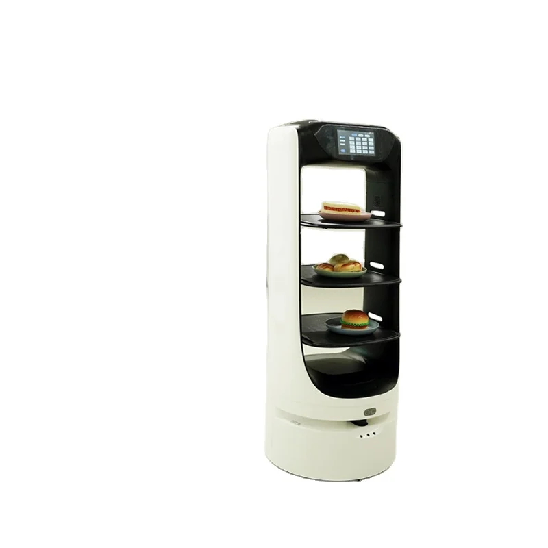 Commercial Autonomous Waiter Service Robot OEM ODM Food Delivery Robot Equipped With 7 Inch Touch Screen