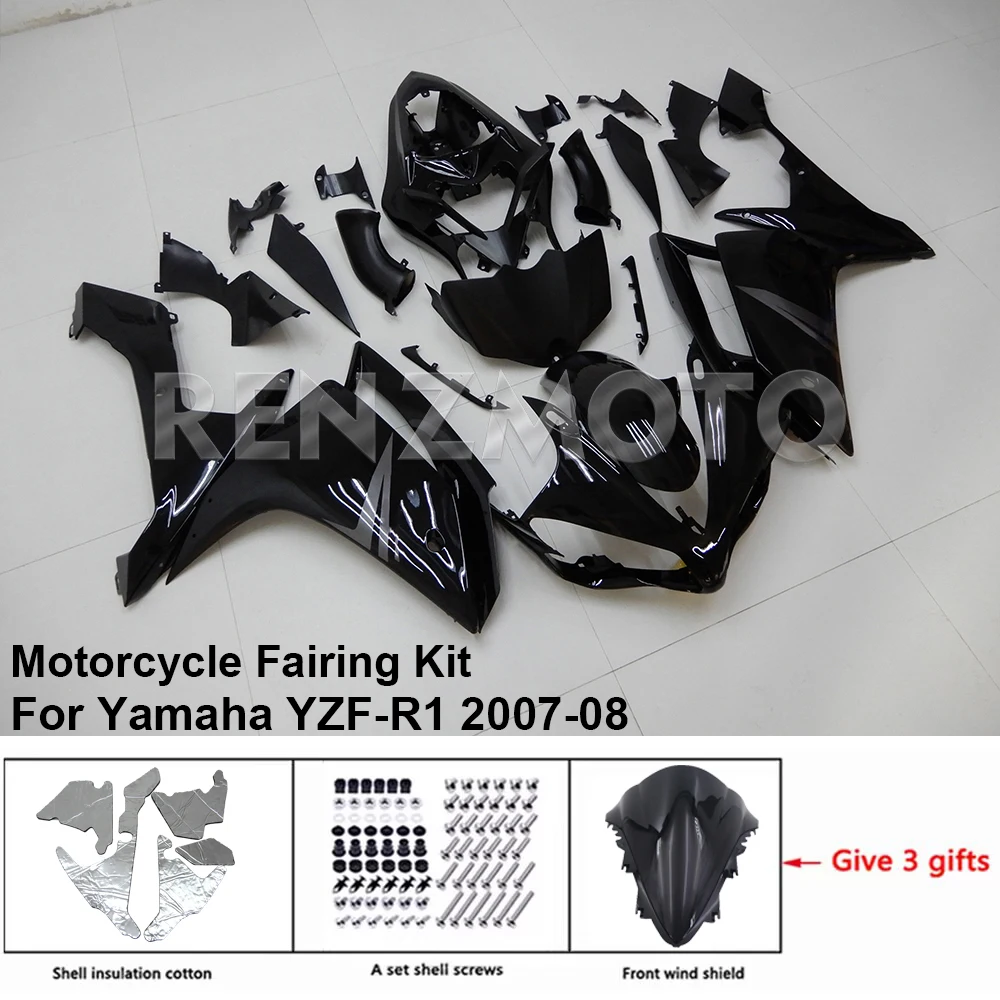 

Motorcycle Fairing Set Body Kit Plastic For YAMAHA YZF-R1 YZF R1 2007-2008 Accessories Injection Bodywork Y1007-101a