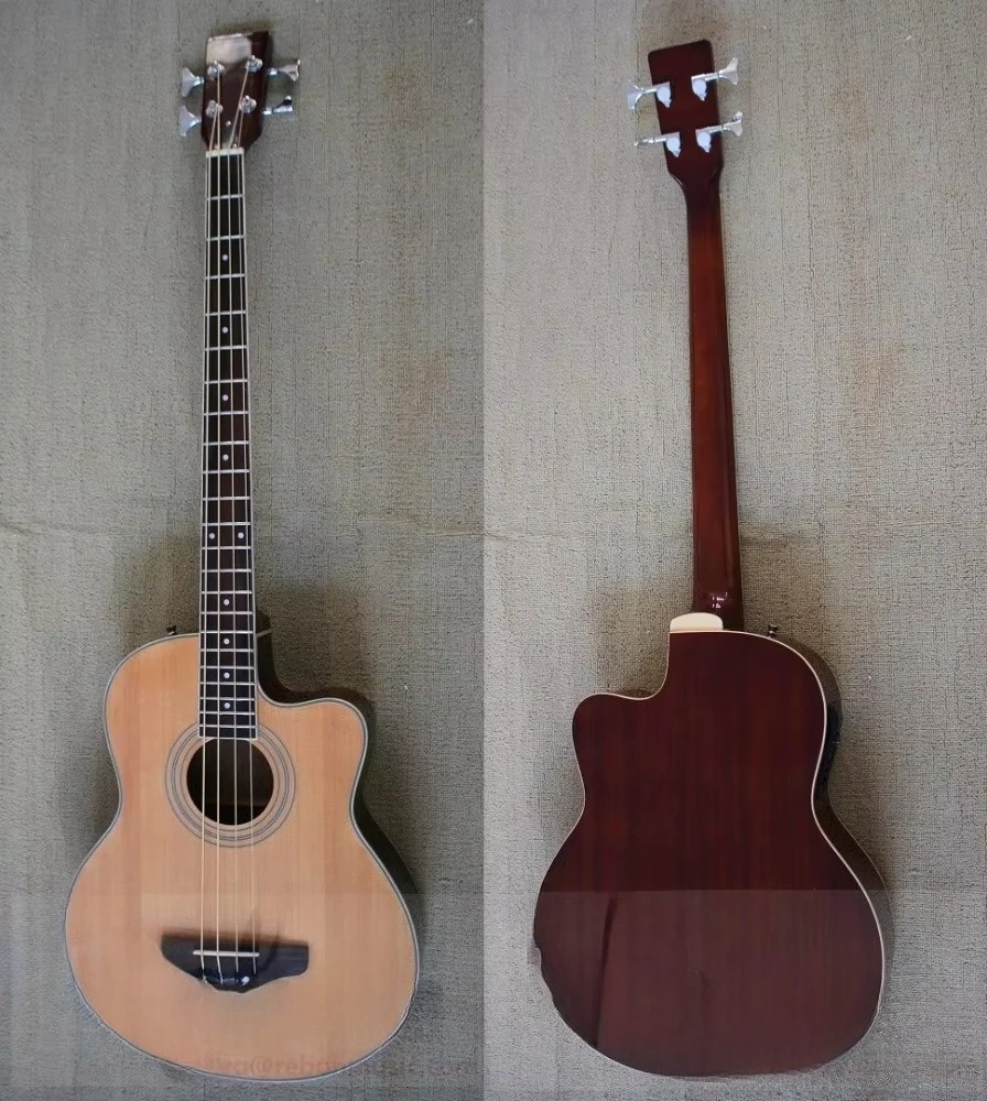 4-String original sound electric guitar with 4-band EQ