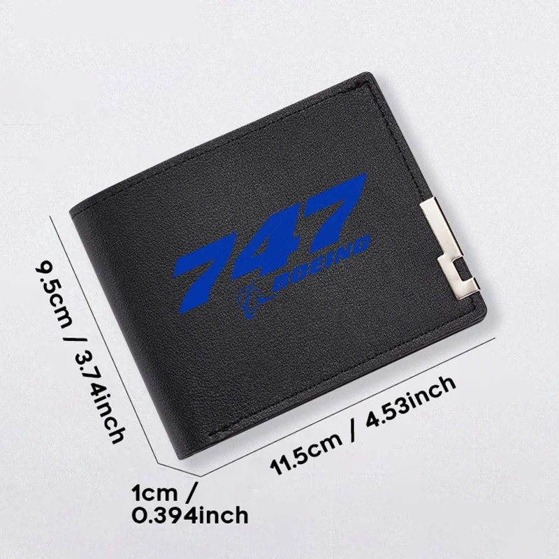 747 RACING กระเป๋าสตางค์หนัง PU ระดับพรีเมียม ดีไซน์ธุรกิจแบบบางของผู้ชาย น้ำหนักเบา ทนทาน ใช้ได้ทุกวัน เครื่องประดับแฟชั่น