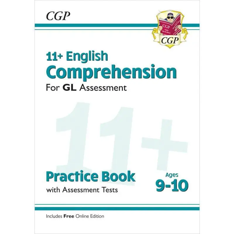 11 GL English Comprehension Practice Book  Assessment Tests  Ages 910 With Online Edition CGP 9781837741649