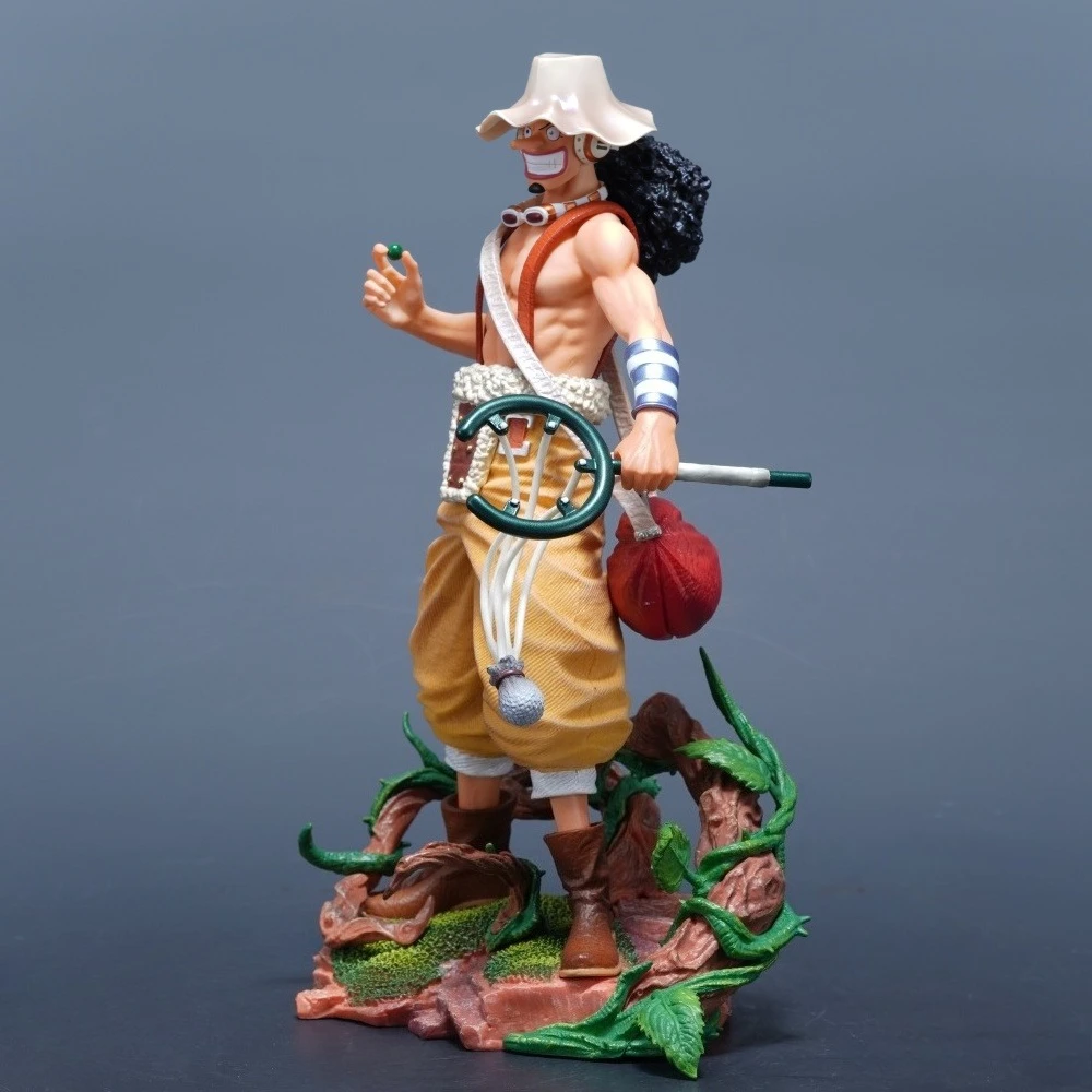 25cm/9.84in Anime One Piece Figure Usopp Action Figures Pvc Statue Desktop Ornamen Collection Model Toys Gifts