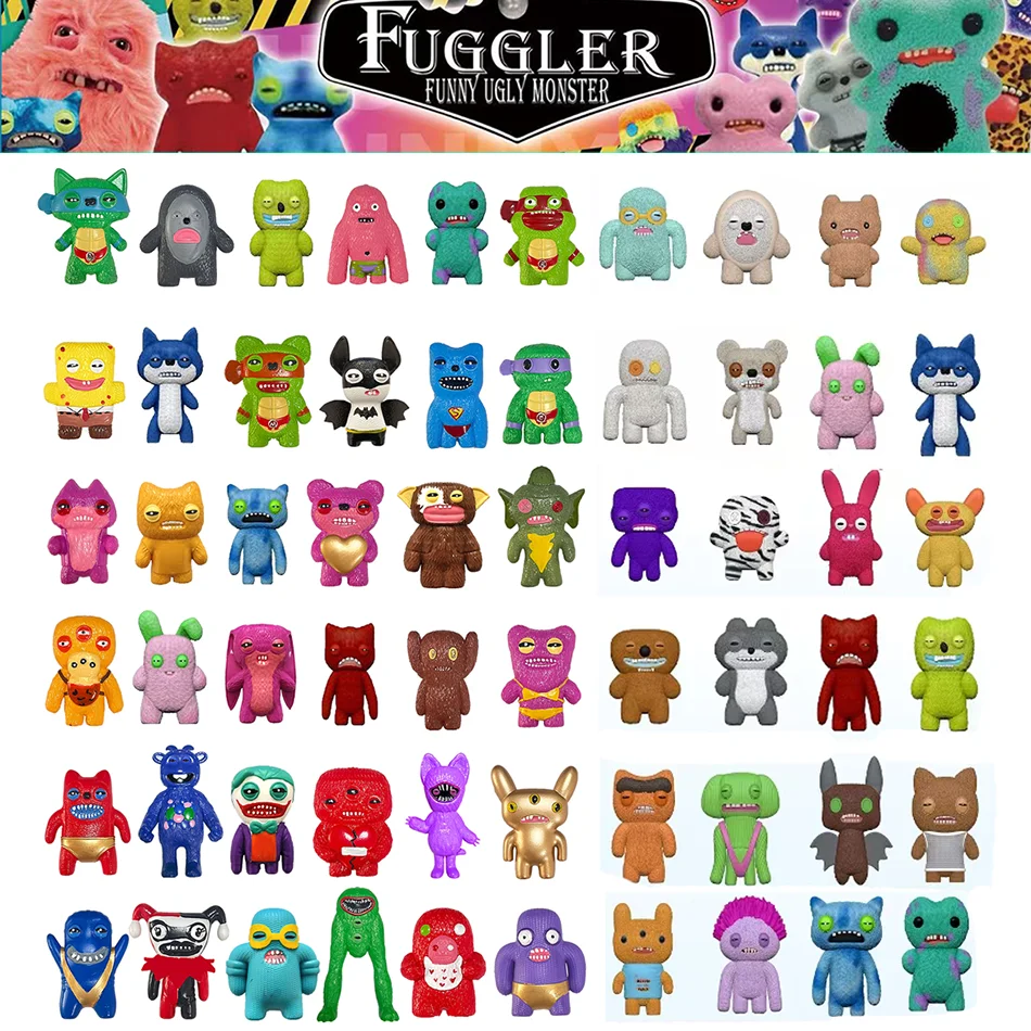 

New Fuggler Patrick Star‌ Toys Ugly Monster Spongebob Squarepants Cute Tooth Monster Fill Dolls Collectible Toys Gifts