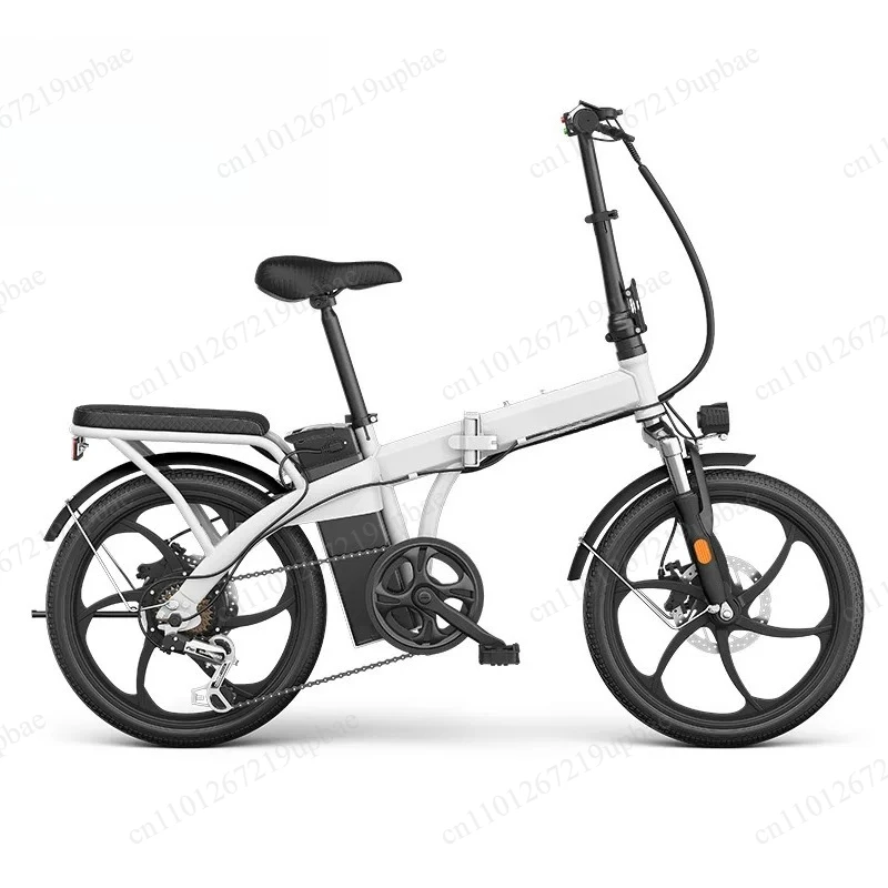 20 Zoll Faltbares Lithium-Elektrofahrrad mit Scheibenbremse und Variabler Geschwindigkeit für Erwachsene und Studenten