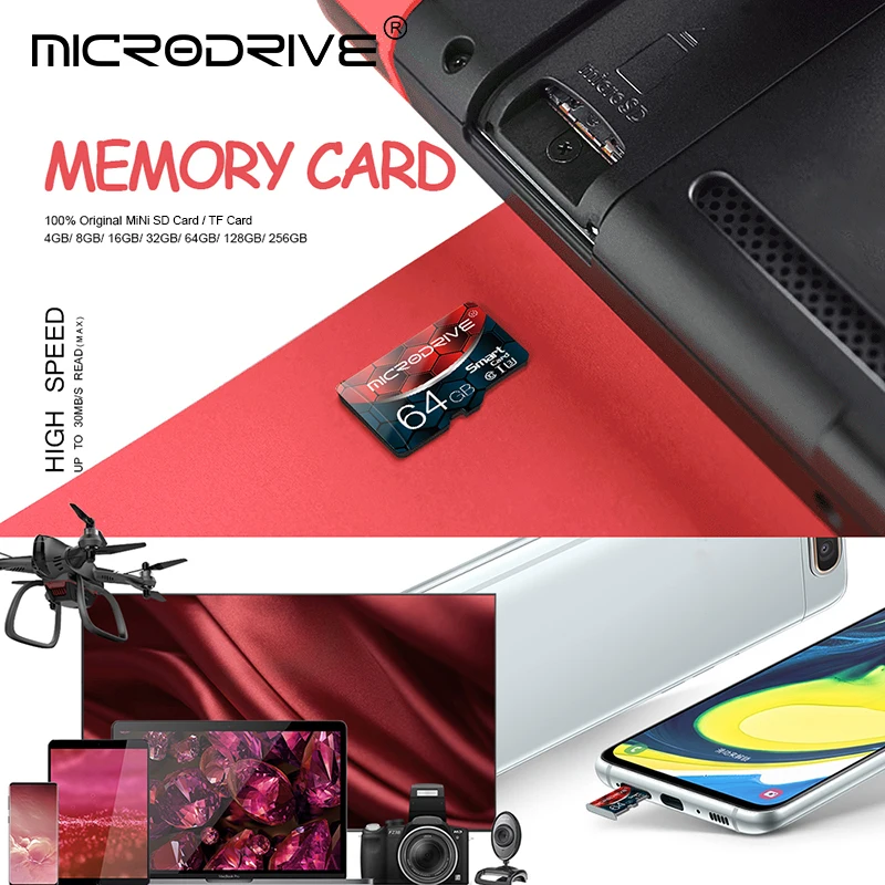 Original Memory cards 128GB 64GB 32GB high speed flash card 16GB  256GB memory micro TF/SD Cards for Tablet/camera/mobile phone