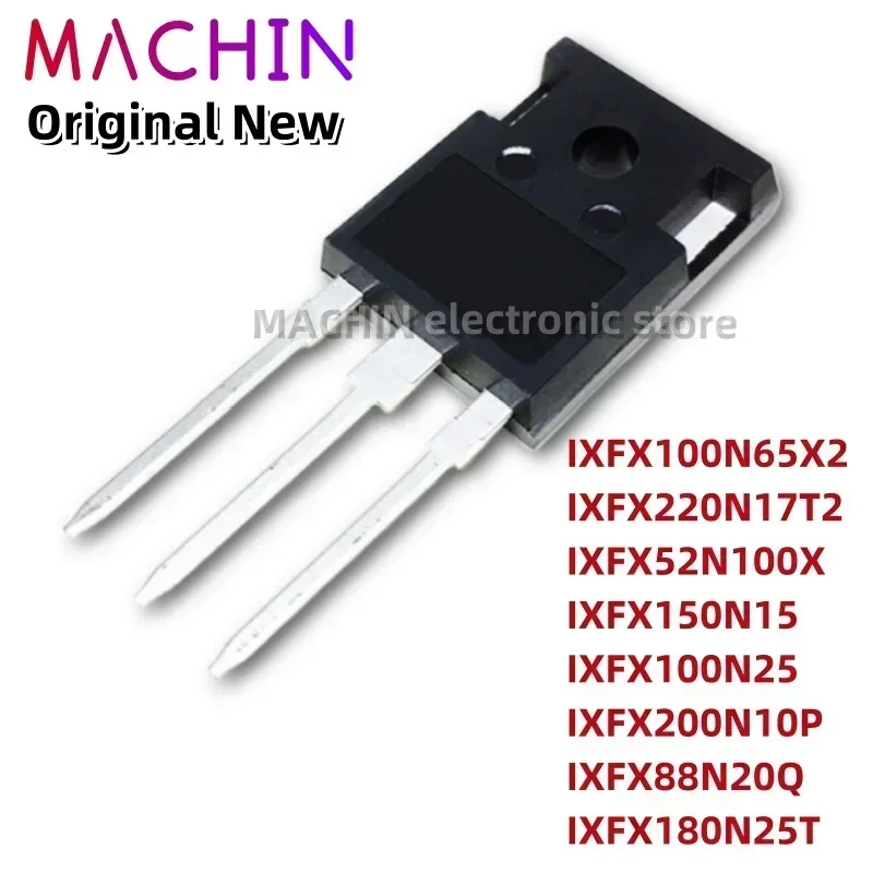 1pcs IXFX100N65X2 IXFX220N17T2 IXFX52N100X IXFX150N15 IXFX100N25 IXFX200N10P IXFX88N20Q IXFX180N25T TO247 MOS FET TO-247
