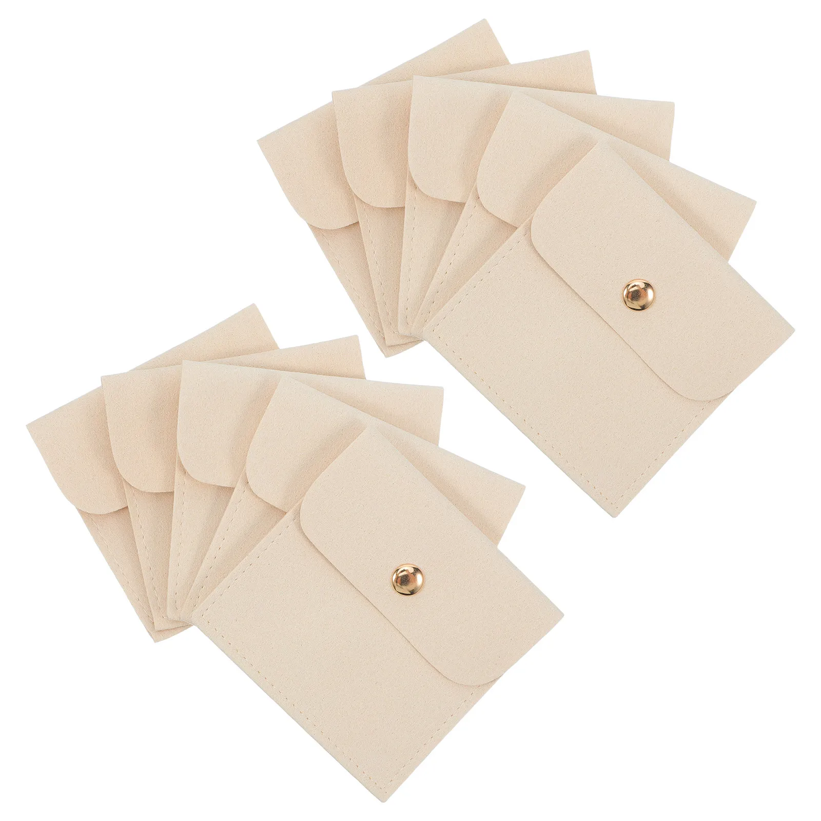 

Набор из 10 квадратных мешочков для хранения украшений из микрофибры, 8x8 см, с кнопкой-защелкой, минималистичные, многоразовые, защитные чехлы для ювелирных изделий, подарочные, для путешествий