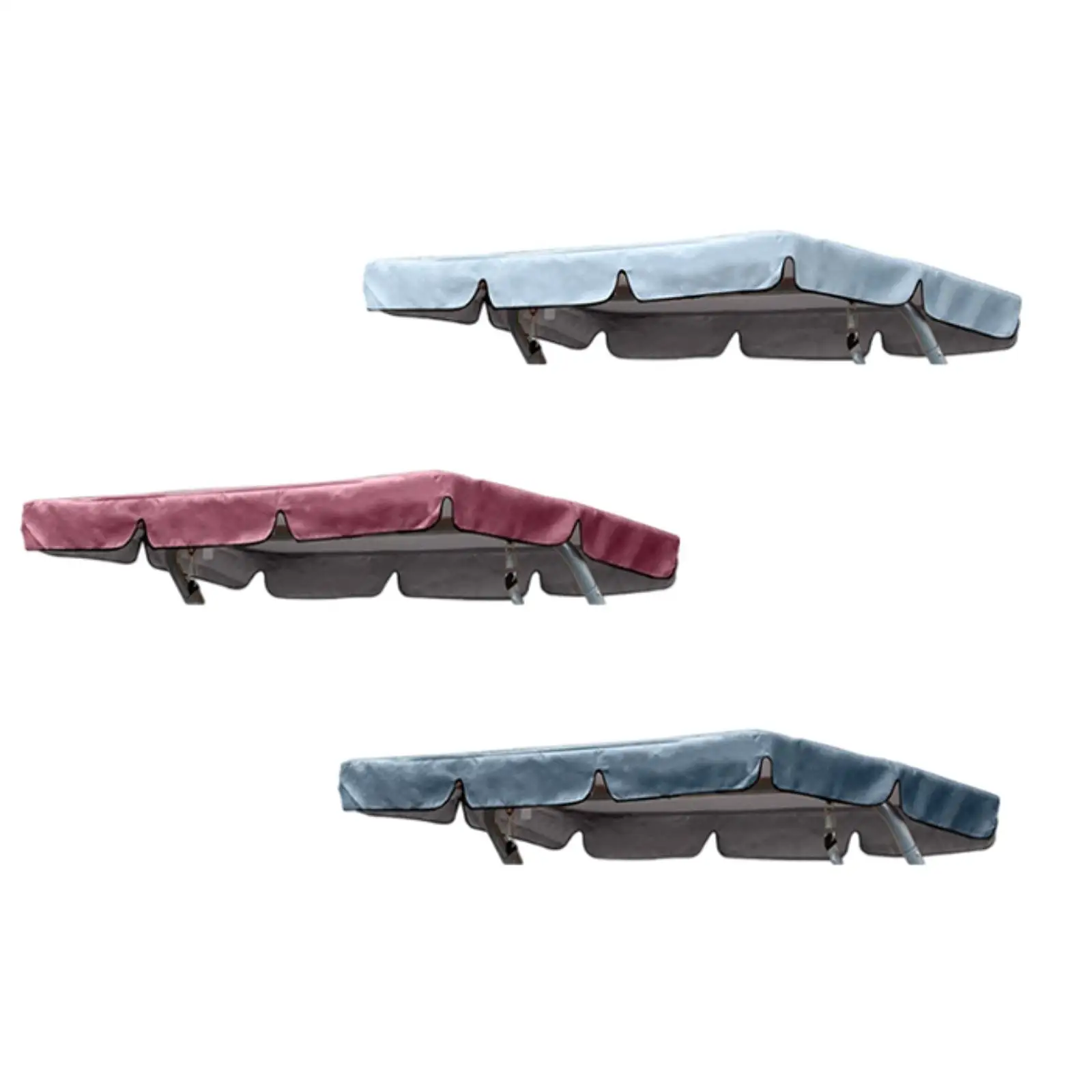 مظلة بديلة للأرجوحة الخارجية، غطاء علوي قوي مقاوم للماء ومقاوم للرياح لساحة الحديقة في الفناء الخلفي