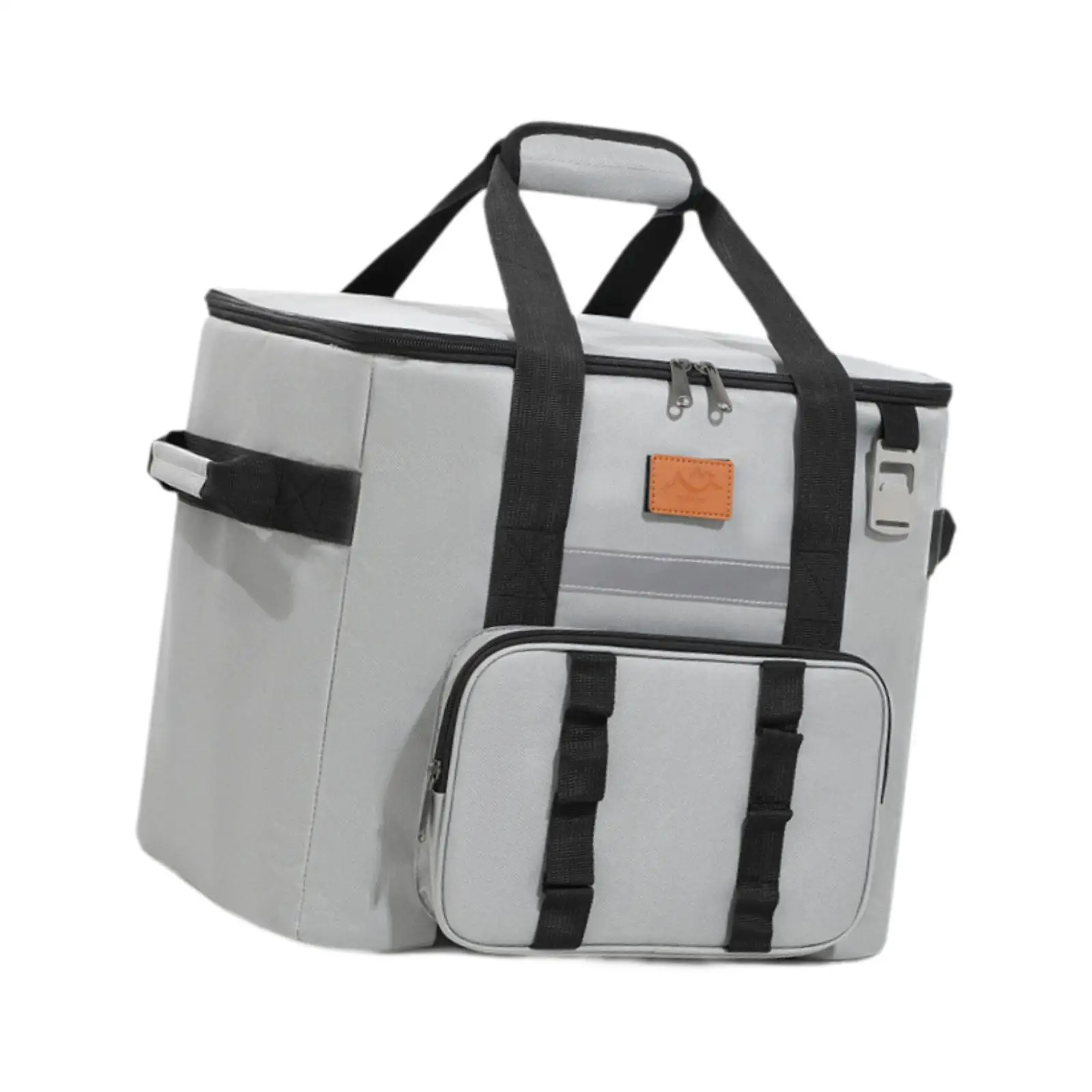 Lunch box with cooler bag with bottle opener, thermal handbag for lunch