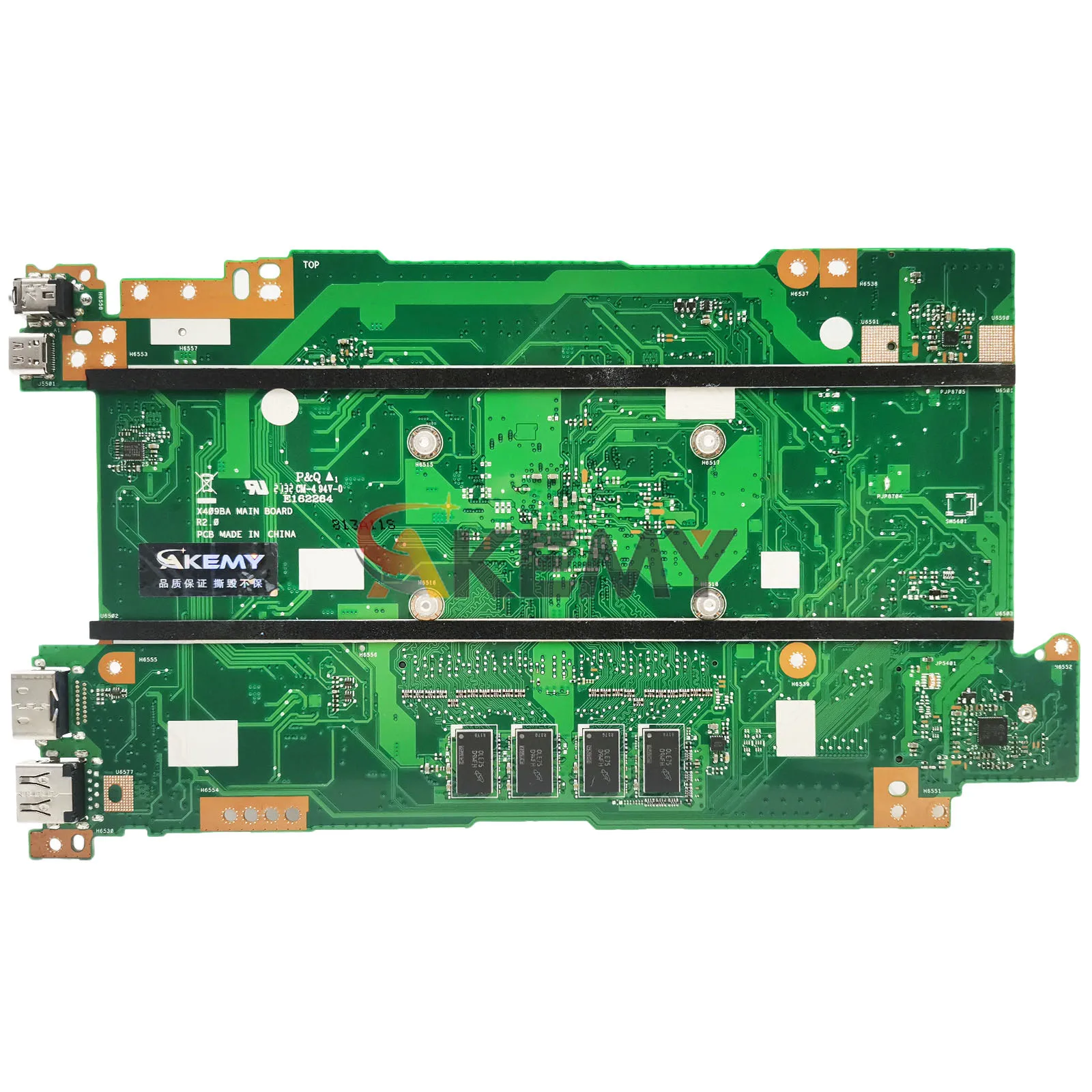 X409BA Laptop Placa-mãe Para ASUS VivoBook M409BA D409BA M509BA X409B X409BA D509BA Mainboard Com A6 A8 A9 CPU 100% testes OK