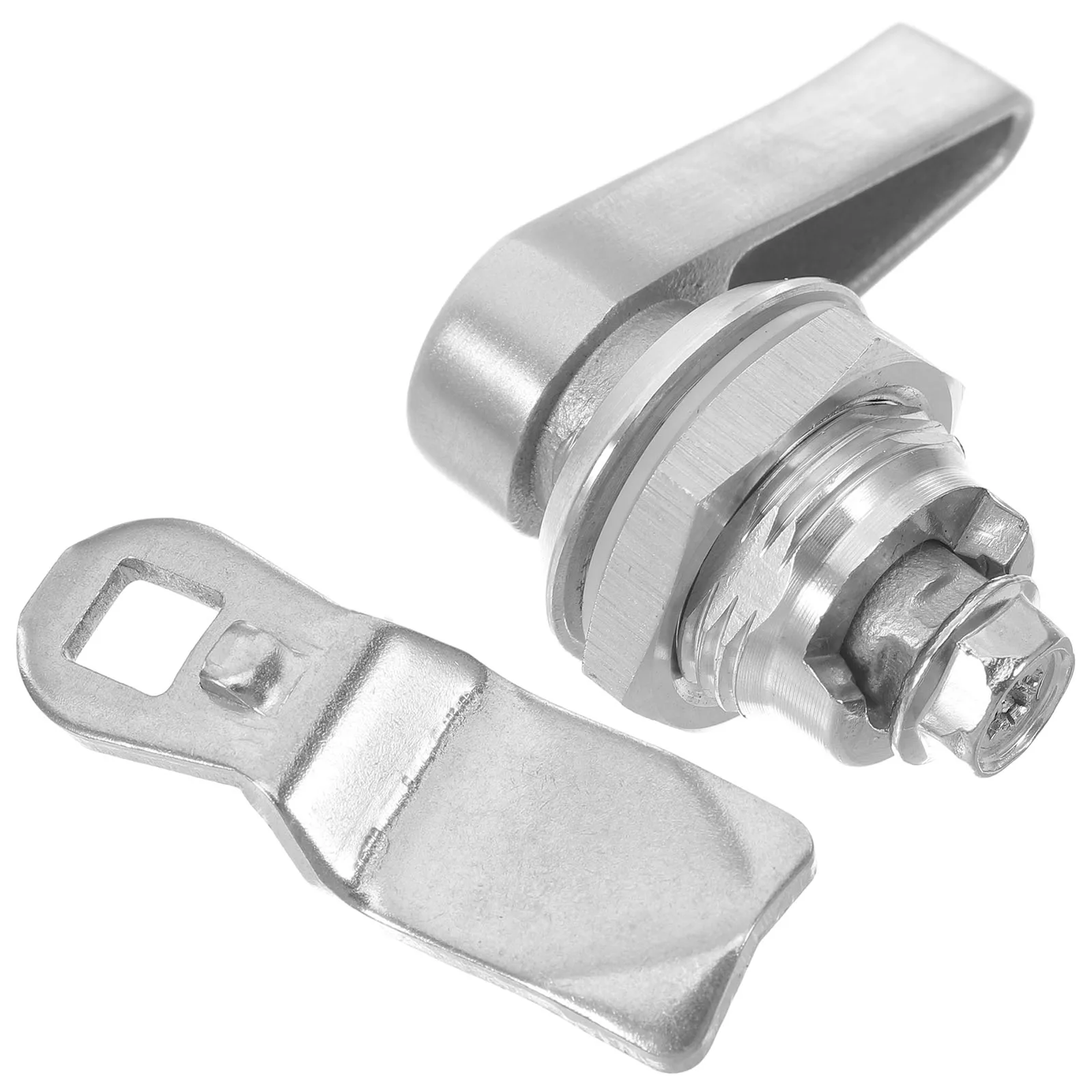 

Turning Tongue Lock Tool Box Cylinder Thumb-operated Cam Locks Stainless Steel Cabinet Door Latch Toolbox Replacement Durable