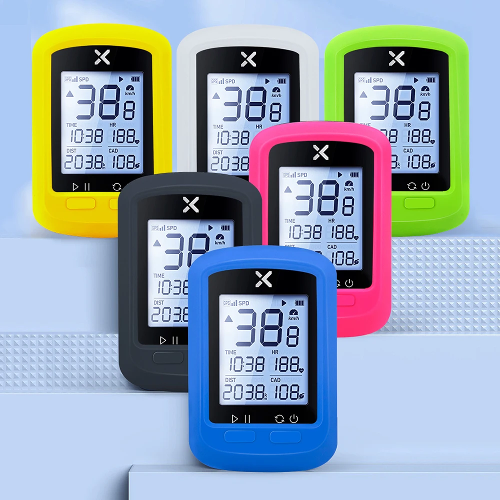 XOSS G G+ G Plus Protective Case Silicone Protective Cover Suitable For XOSS G Plus Bicycle Computer Protection Screen Film