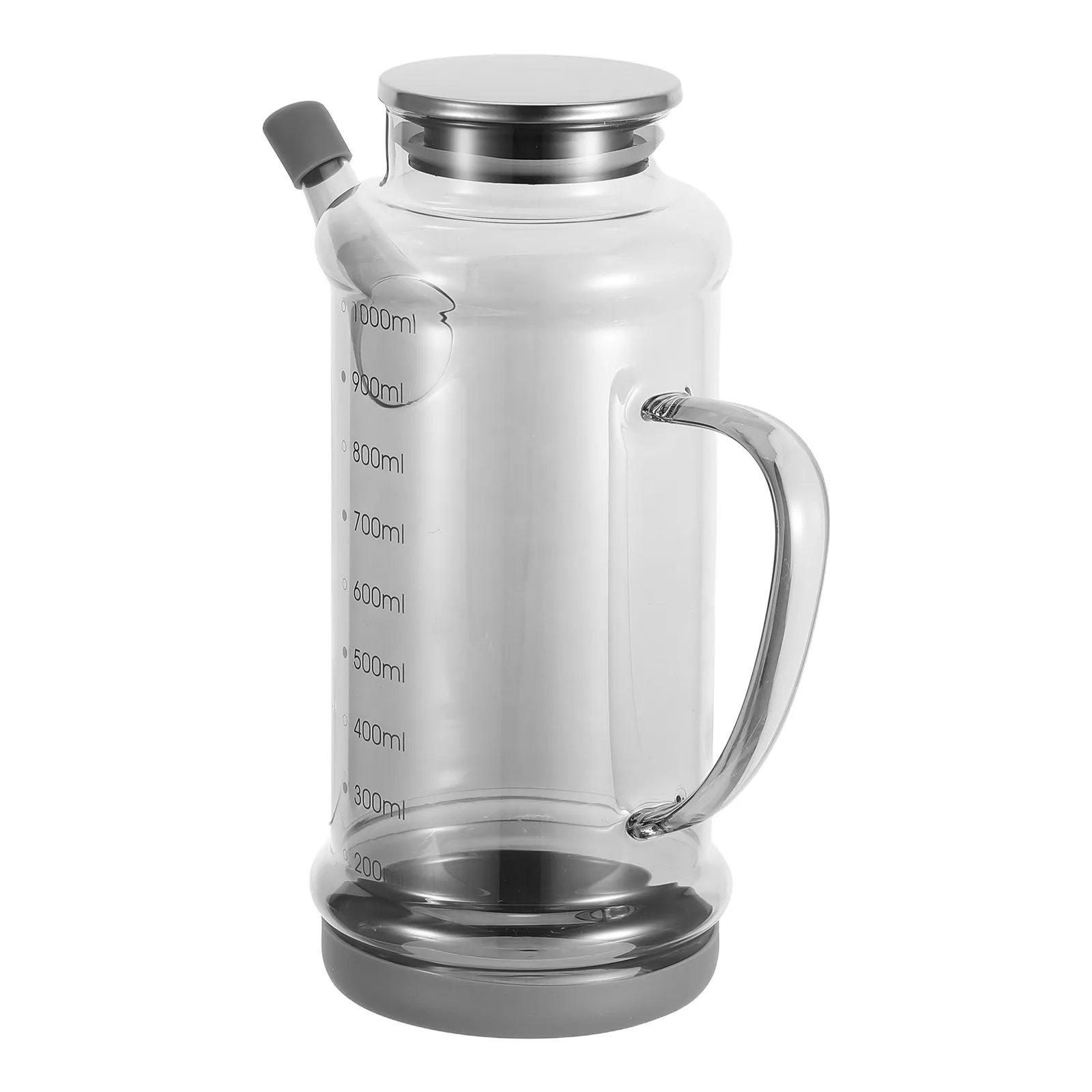 

Glass Oil Dispenser Bottle 1000Ml High Transparency Leakproof Kitchen Liquid Seasoning Soy Sauce Vinegar Container