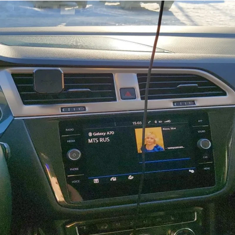 My good car For Volkswagen VW Tiguan L 2017-2020 Air conditioning outlet patch  stainless Accessories