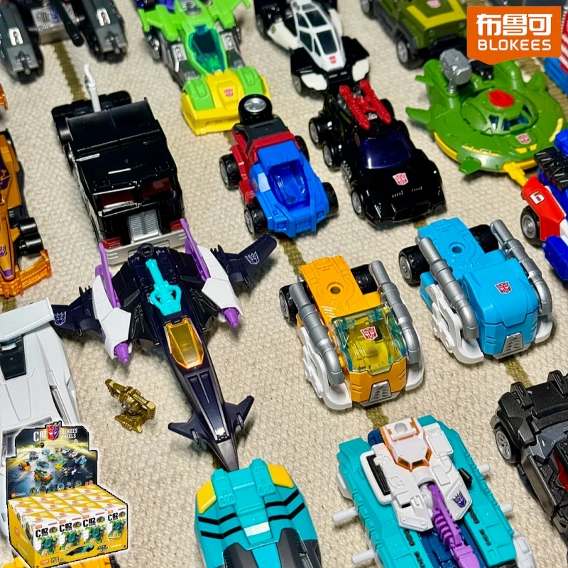 

Genuine Blokees Transformers Wheels C02 Wreck & Rule Series Blind Box Movable Building Block Figure Collectible Car Model Gift