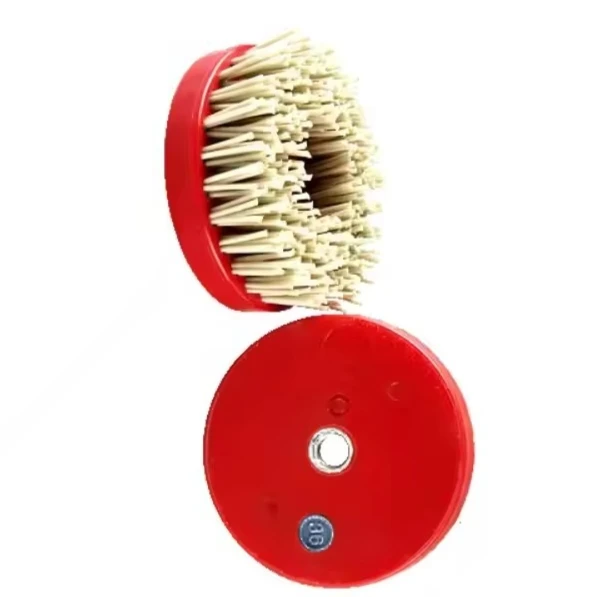 

Professional 4 Inch 24# 36# 46# 60# Round Diamond Bristle Snail Lock Antique Brush Used on Marble, Granite and Engineered Stones
