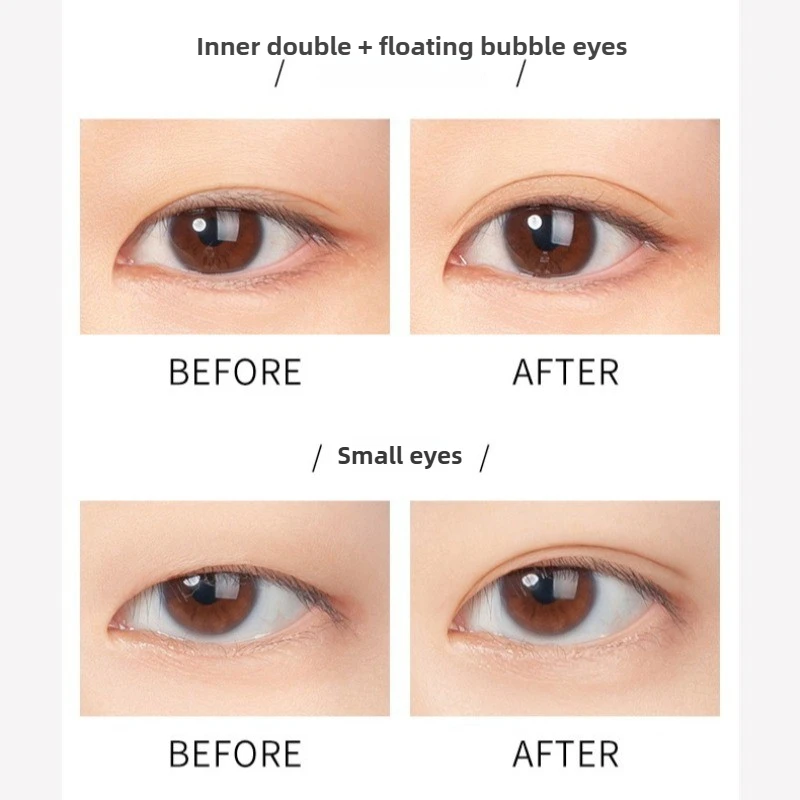 90/100/120枚入り ダブルまぶたテープ 粘着テープ 目立たないまぶたテープ 透明 ベージュ ストライプ 自己粘着 ナチュラル ストラップ