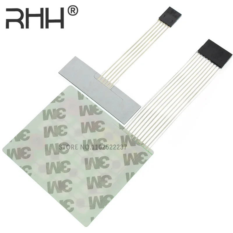 Teclado de interruptor de membrana 1x4 3x4 4x4 4*5, teclado de matriz de teclas 4 12 16 20 para carro inteligente arduino para ESP32