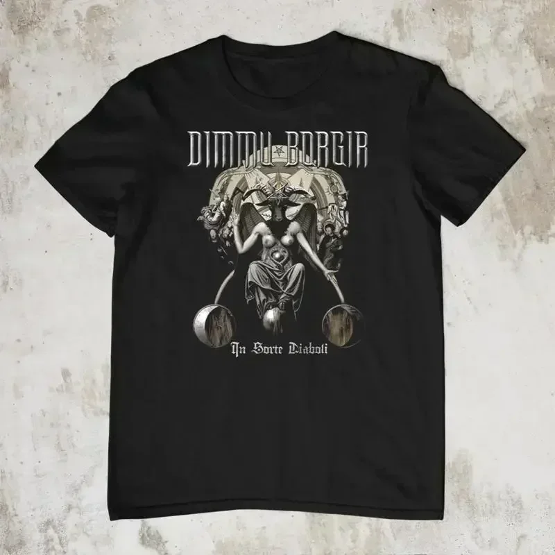 Nueva camiseta de algodón Dimmu Borgir Puritanical In Sorte Diaboli, tallas S a 5Xl