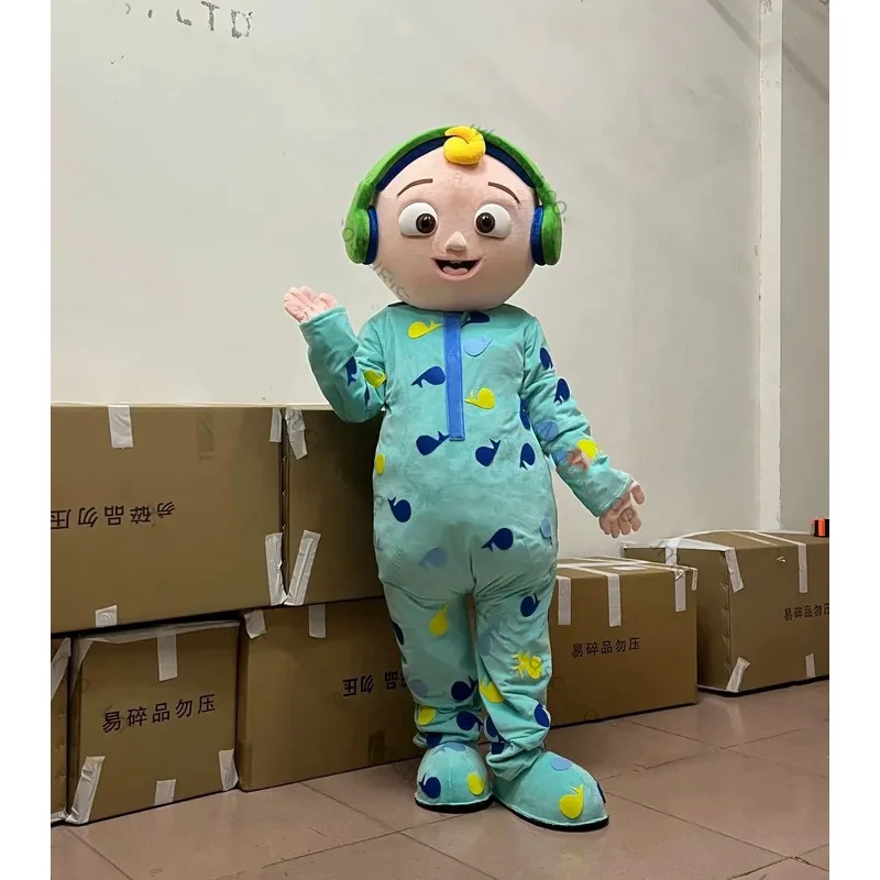 JJ 인형 코스프레 블루 아기 소년 마스코트, 만화 캐릭터 전문 코스프레 마스코트 코스튬, 할로윈 생일 파티