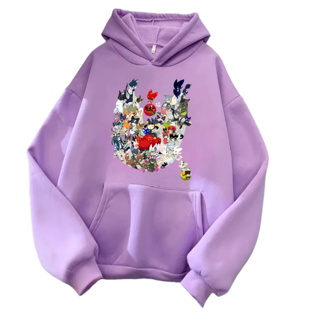 

y2k Gathering family streetwear kawaii harajuku sweatshirt ropa men women winter clothes outerwear outfit anime hoodie loose fit