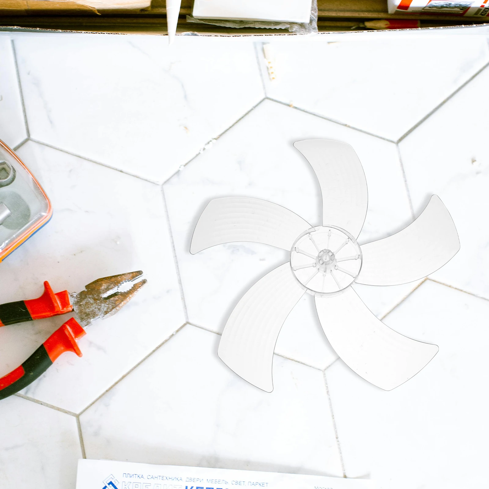 

Electric Leaves Standing Table Plastic Fan Blades Replacement Plastic Fan Blades Accessories Universal Household Cooling