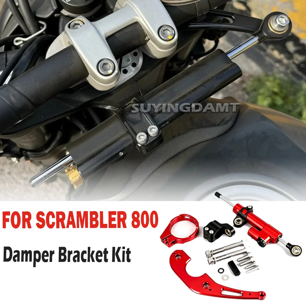 

Scrambler 800 New Stabilizer Support HolderMotorcycle Accessories Linear Steering Damper Mount Bracket For Ducati SCRAMBLER