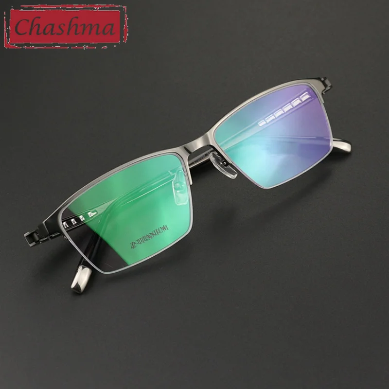 

Chashma Prescription Glasses Men Top Quality Eyeglasses Frames Pure Titanium Optical Myopia Lenses Multifocal Recipe Spectacles